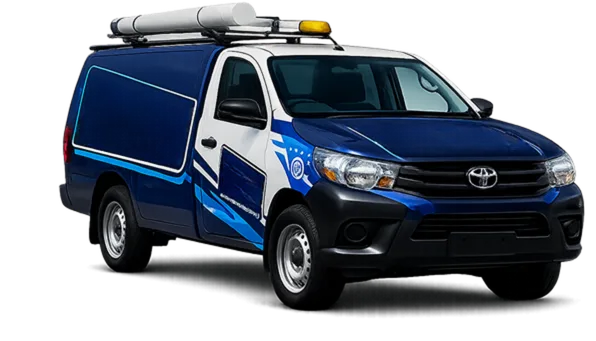 Service van parked on a Queens Park street