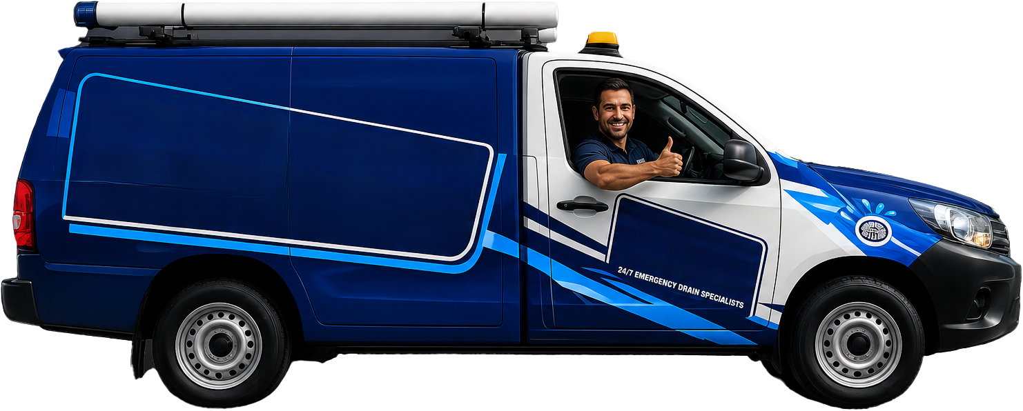Queens Park Blocked Drains service van